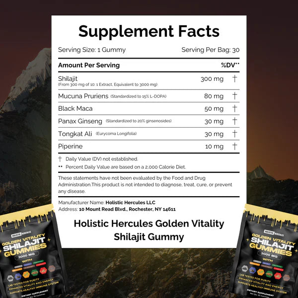 Shilajit Gummies
